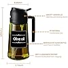 Olive Oil Dispenser, Sprayer for Cooking 2 in 1- Spray and Pour / زجاجة زيت الزيتون 2 في 1 – للرش والصب