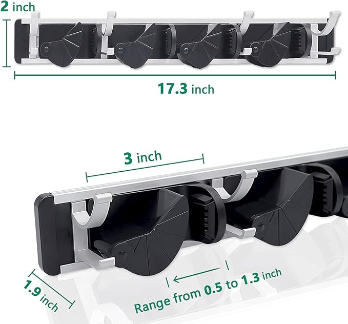 Mop And Broom Holder Wall Mount, Mop Holder, / حامل ممسحة ومكنسة للتثبيت على الحائط، حامل ممسحة