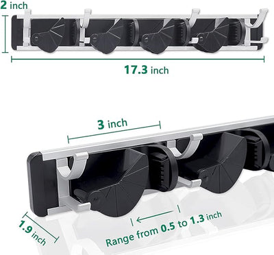 Mop And Broom Holder Wall Mount, Mop Holder, / حامل ممسحة ومكنسة للتثبيت على الحائط، حامل ممسحة