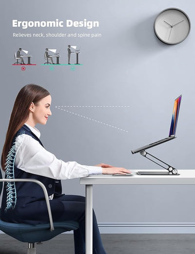 Lamicall Adjustable Laptop Stand / حامل كمبيوتر محمول قابل للتعديل من