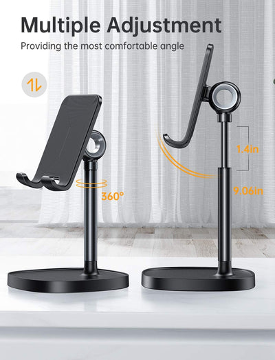 LISEN Cell Phone Stand Adjustable Phone Holer for Desk / حامل هاتف محمول قابل للتعديل للمكتب