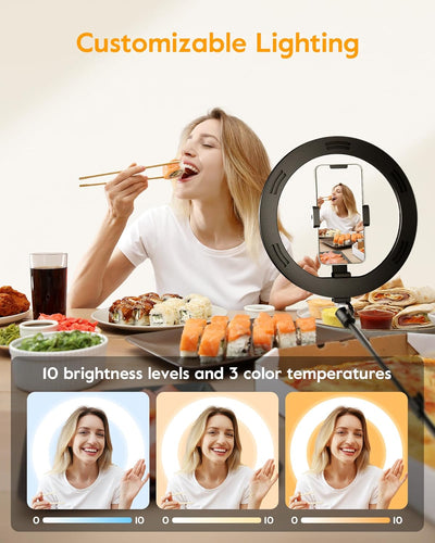 Ring Light with Stand for Desk / حلقة إضاءة مع حامل للمكتب