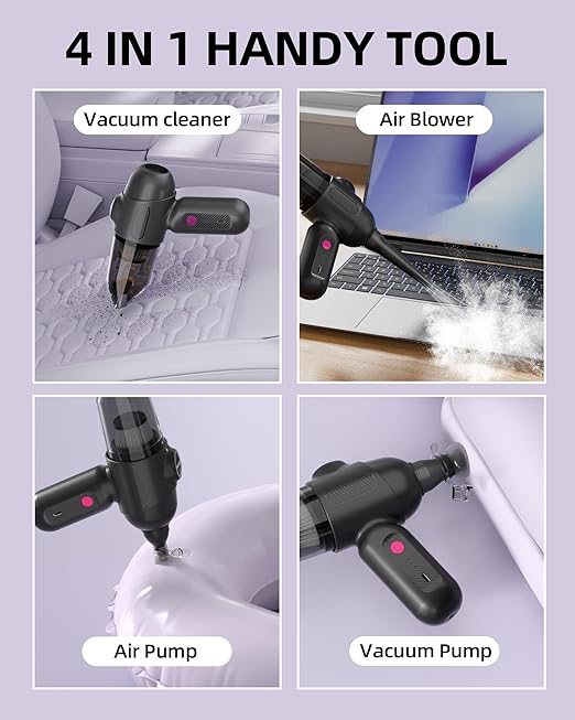 Car Vacuum V6 Pro / مكنسة كهربائية للسيارة عالية الأداء