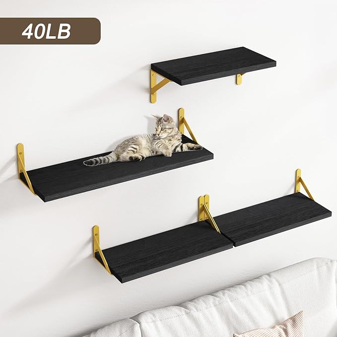 YGEOMER Floating Shelves for Wall / رفوف حائط عائمة من YGEOMER للتثبيت على الحائط