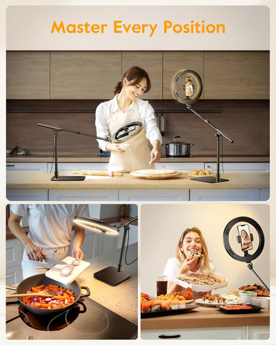 Ring Light with Stand for Desk / حلقة إضاءة مع حامل للمكتب
