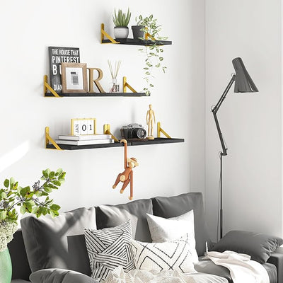 YGEOMER Floating Shelves for Wall / رفوف حائط عائمة من YGEOMER للتثبيت على الحائط