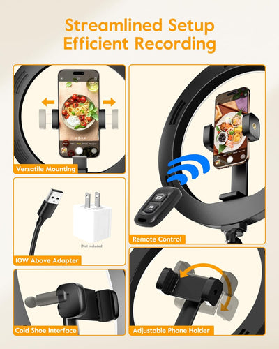 Ring Light with Stand for Desk / حلقة إضاءة مع حامل للمكتب
