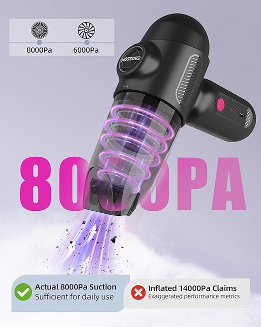 Car Vacuum V6 Pro / مكنسة كهربائية للسيارة عالية الأداء