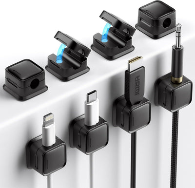 8 Pack Cord Organizer Holder / حامل منظم أسلاك - عبوة من 8 قطع