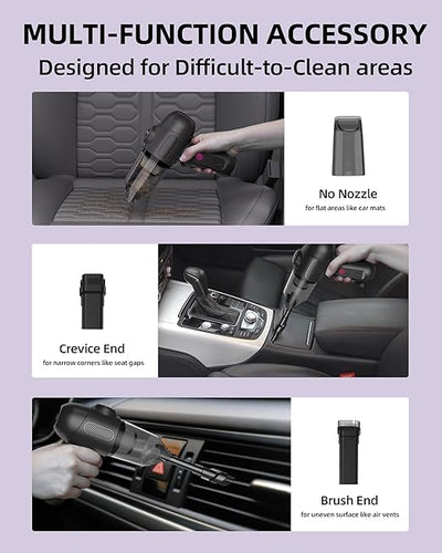 Car Vacuum V6 Pro / مكنسة كهربائية للسيارة عالية الأداء