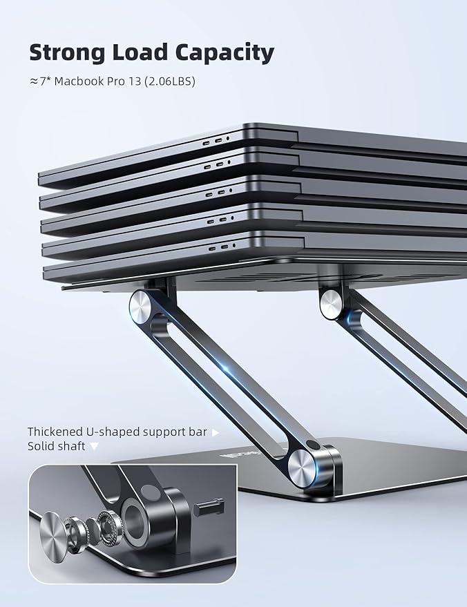 Lamicall Adjustable Laptop Stand / حامل كمبيوتر محمول قابل للتعديل من