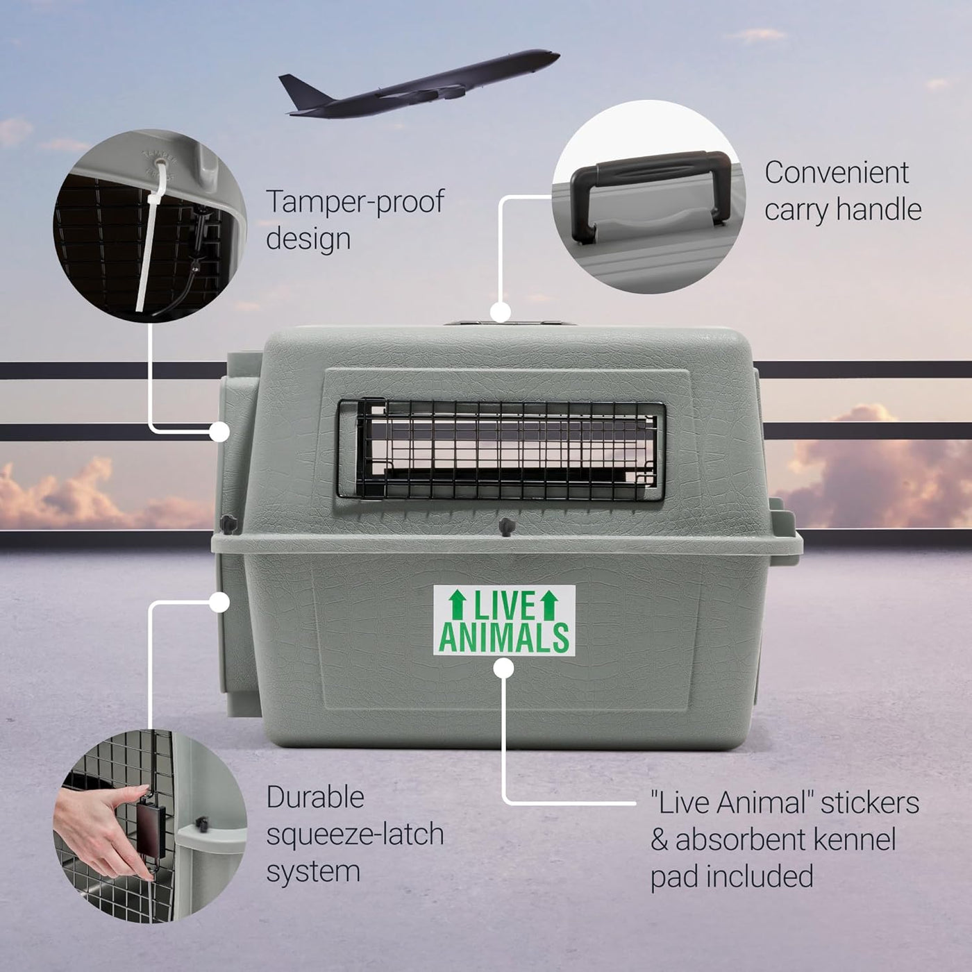Petmate Sky Kennel - For Air and Travel