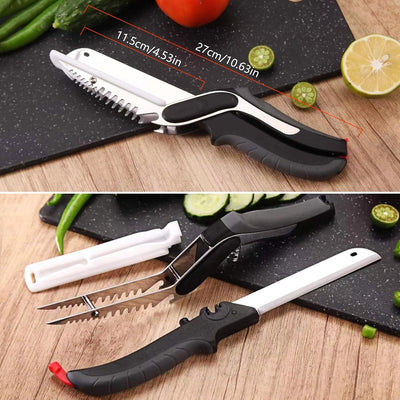 Vegetable Scissors Slicer Cutter / مقص الخضروات الذكي للتقطيع السريع والدقيق
