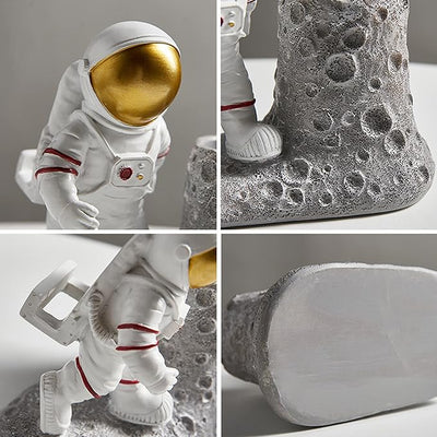 BUTILIVEEN Astronaut Pen Pencil Holder with Phone Stand / حامل أقلام بشكل رائد فضاء مع حامل هاتف