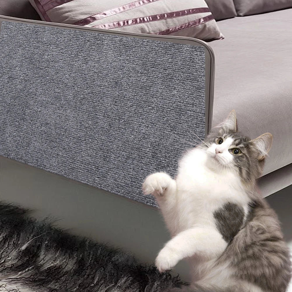 Self-Adhesive Cat Scratching Mat – Sofa Protector & Playboard