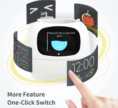 Ivy Smart Planter – AI-Powered with 49+ Expressions & 7 Smart Sensors / وعاء نباتات ذكي Ivy – مدعوم بالذكاء الاصطناعي مع أكثر من 49 تعبيرًا و7 مستشعرات ذكية