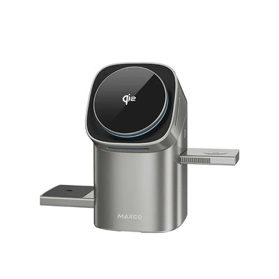 Qi2 3-in-1 Magnetic Wireless Charger / شاحن لاسلكي مغناطيسي 3 في 1 بتقنية Qi2