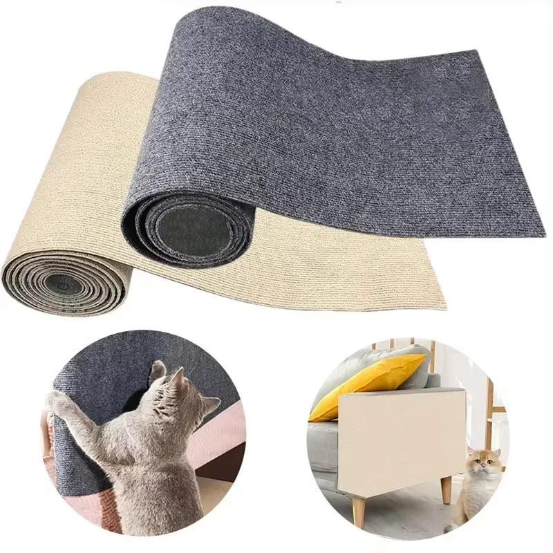 Self-Adhesive Cat Scratching Mat – Sofa Protector & Playboard