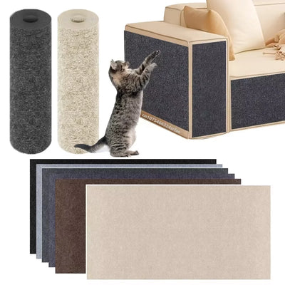 Self-Adhesive Cat Scratching Mat – Sofa Protector & Playboard