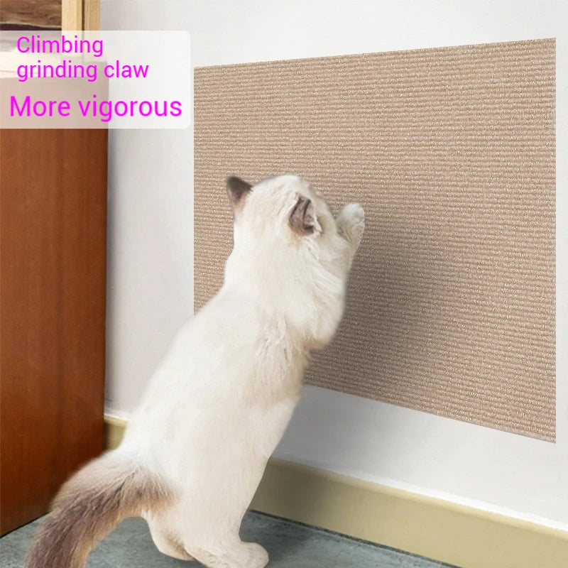 Self-Adhesive Cat Scratching Mat – Sofa Protector & Playboard