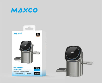 Qi2 3-in-1 Magnetic Wireless Charger / شاحن لاسلكي مغناطيسي 3 في 1 بتقنية Qi2