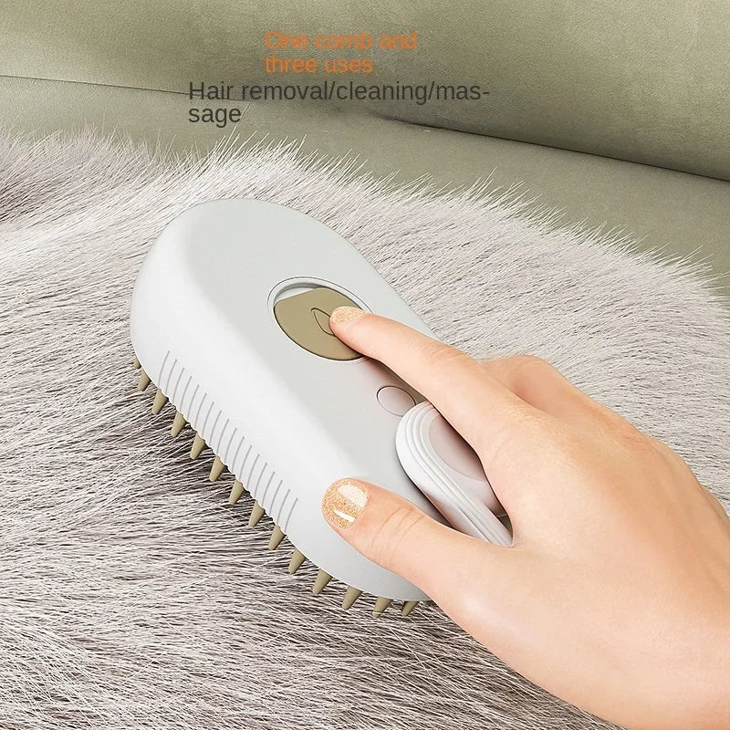 3 in1 Dog Steamer Brush